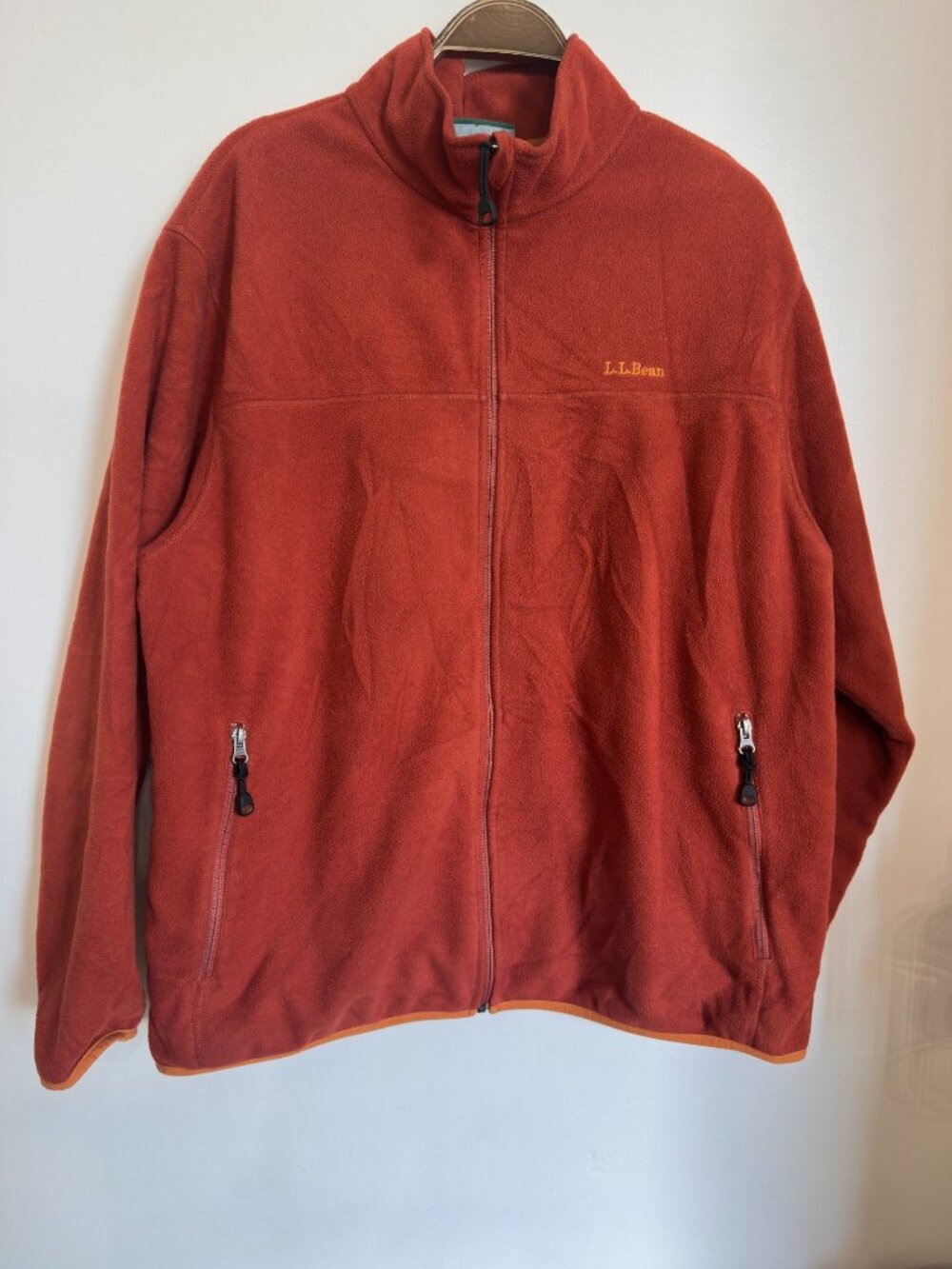 MEN'S L.L BEAN ORAGE FLEECE FALL JACKET SIZE XL